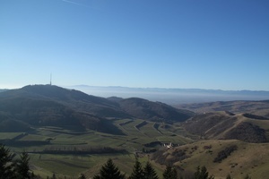 Blick über den Kaiserstuhl bis hin zu den Vogesen Blick über den Kaiserstuhl bis hin zu den Vogesen