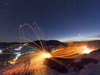 Bernauer Hochtal - Scheibenschlagen (Bildnachweis: Bild: Achim Mende) Bernauer Hochtal - Scheibenschlagen (Bildnachweis: Bild: Achim Mende)